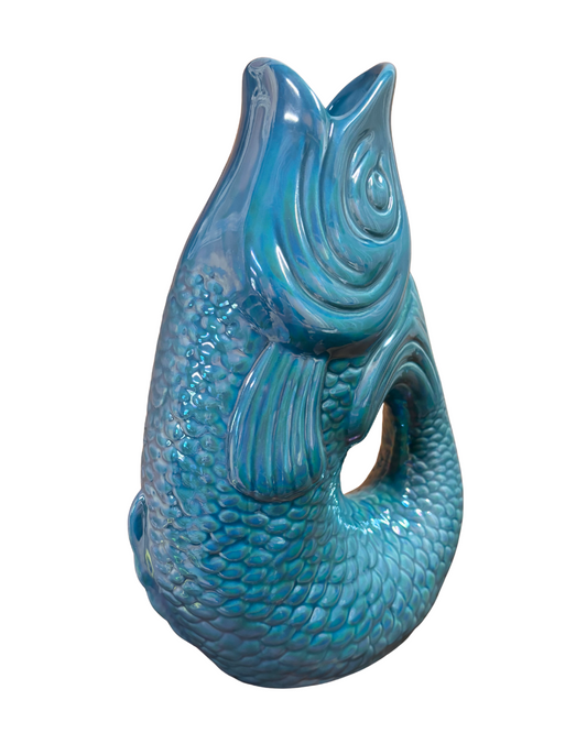 Carafe Glouglou bleu nacré