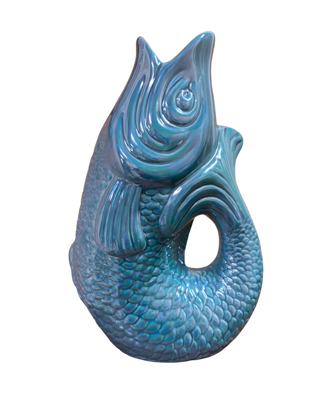 Carafe Glouglou bleu nacré