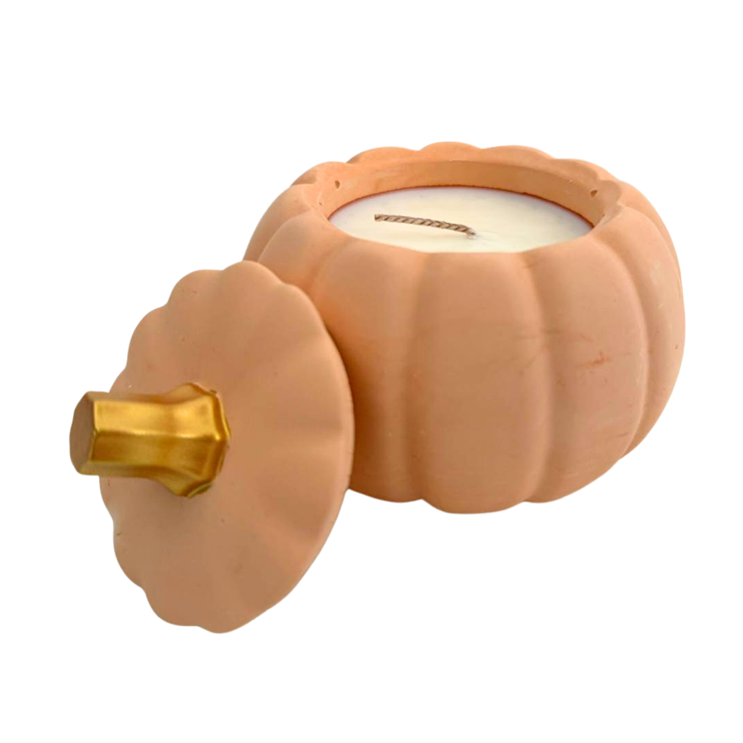 Bougie citrouille
