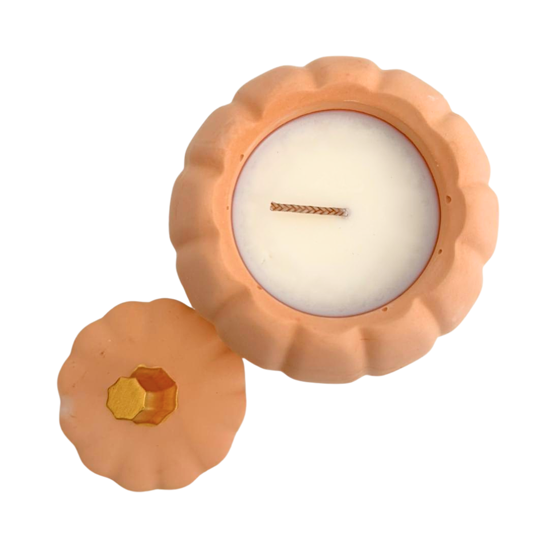 Bougie citrouille