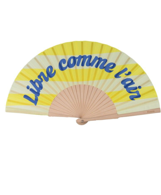 Éventail "Libre comme l'air"