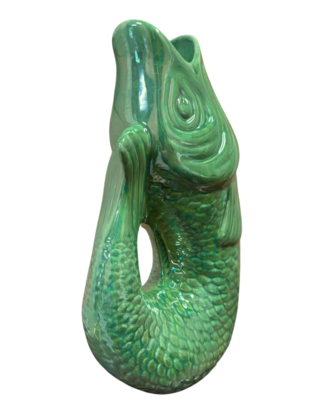 Carafe Glouglou vert nacré