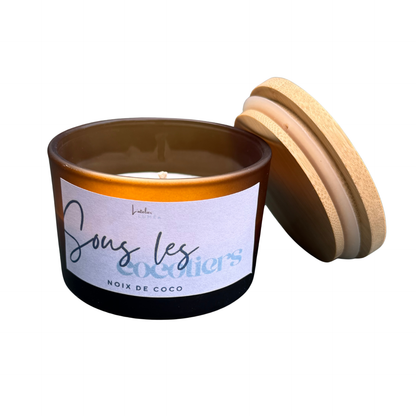 Sous les cocotiers marron