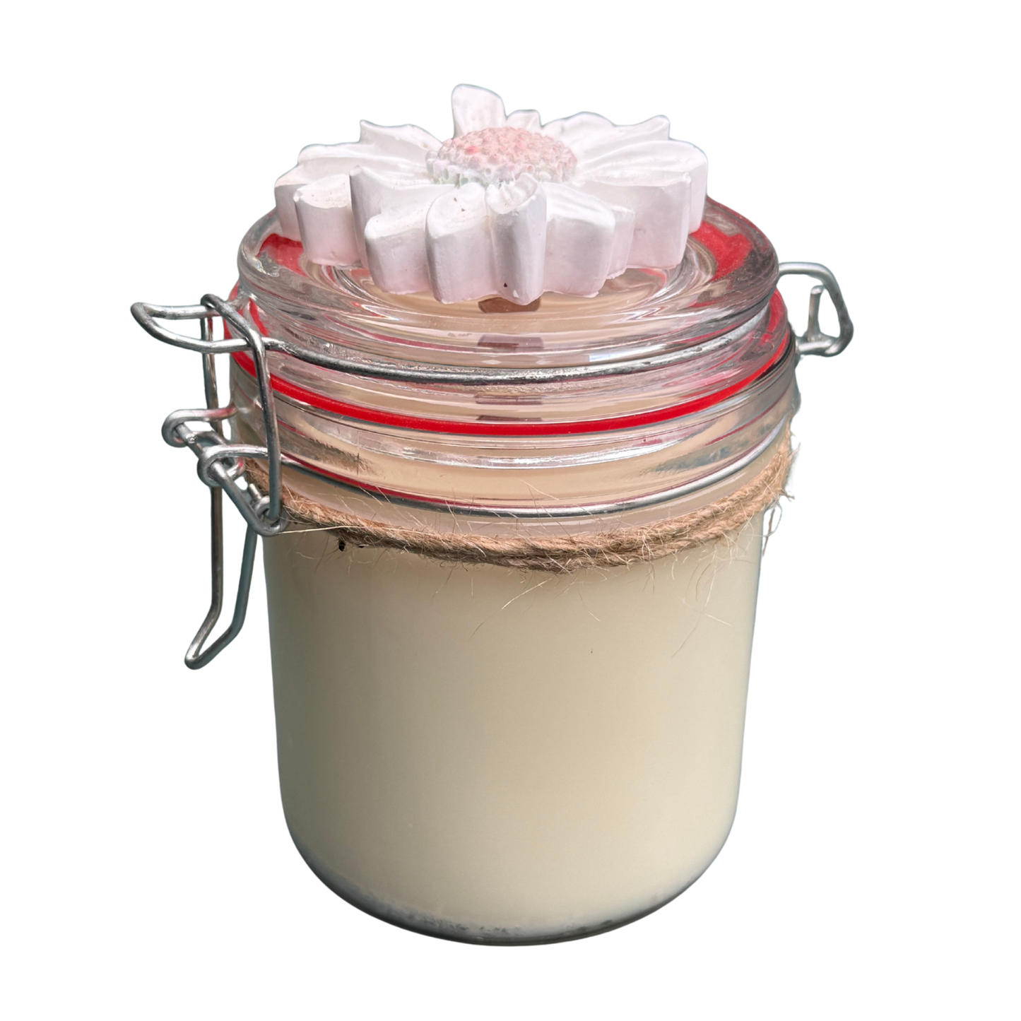 Bocal fleuri Linge propre