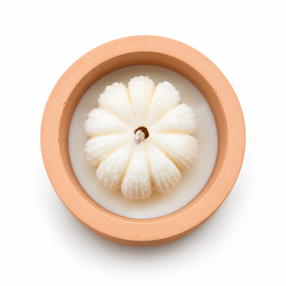 Mini bougie citrouille