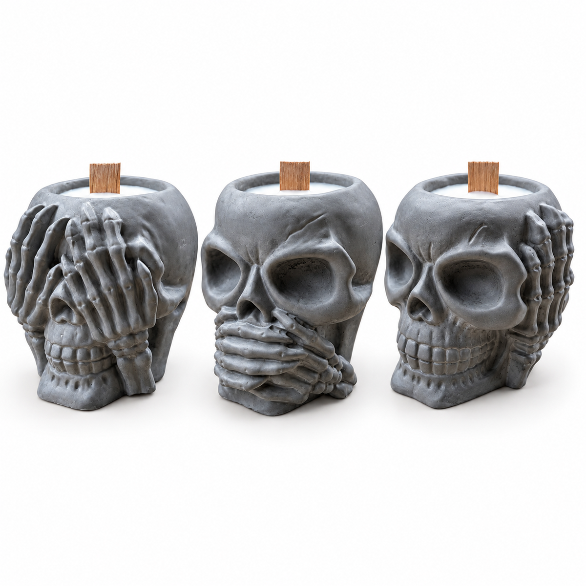 Les trois sages d’Halloween gris