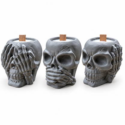 Les trois sages d’Halloween gris