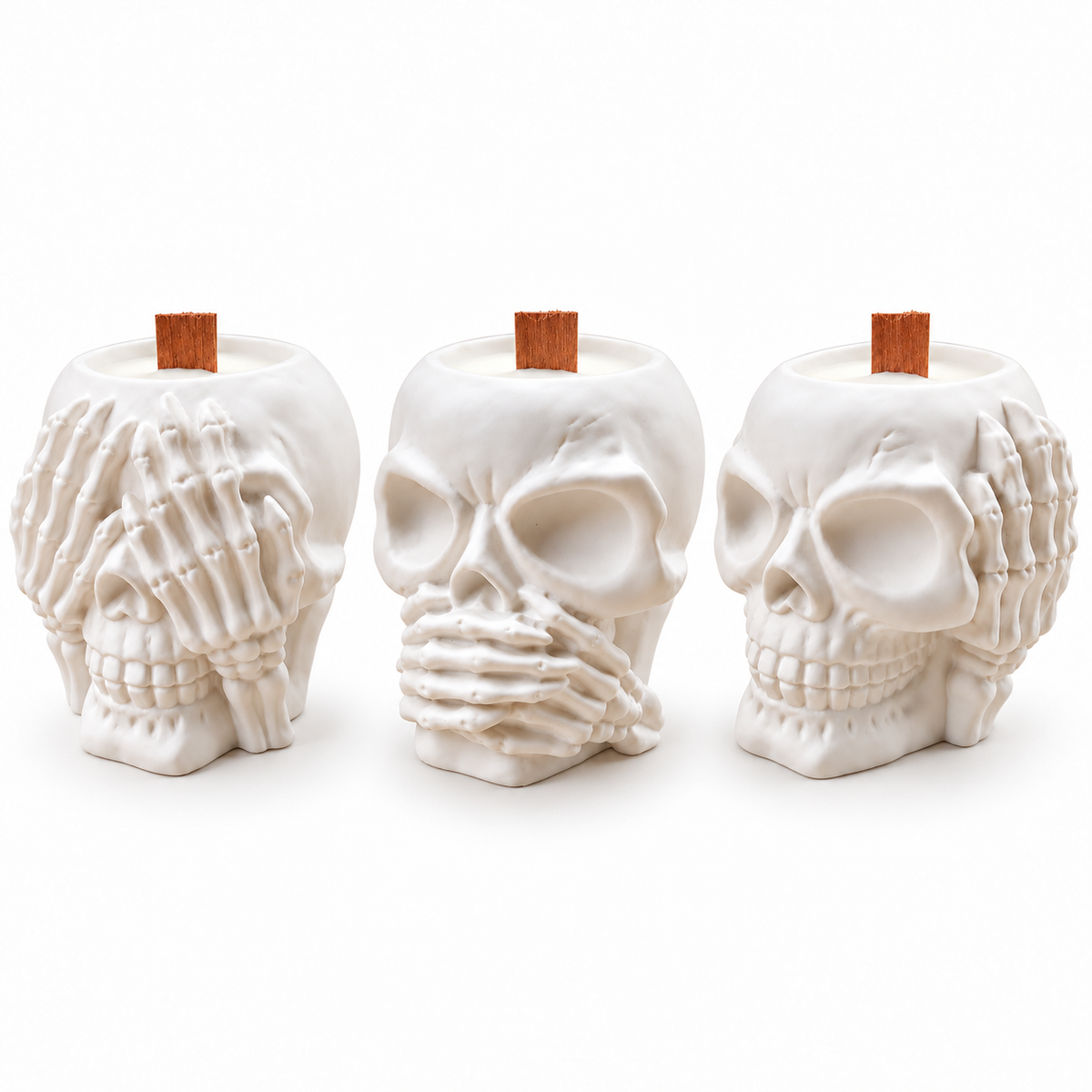 Les trois sages d’Halloween blanc