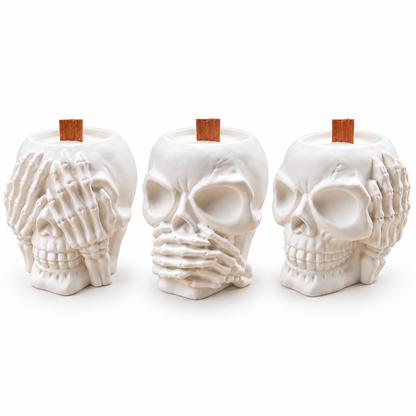 Les trois sages d’Halloween blanc