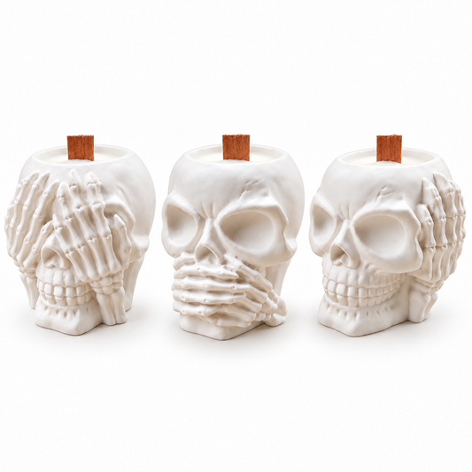 Les trois sages d’Halloween blanc