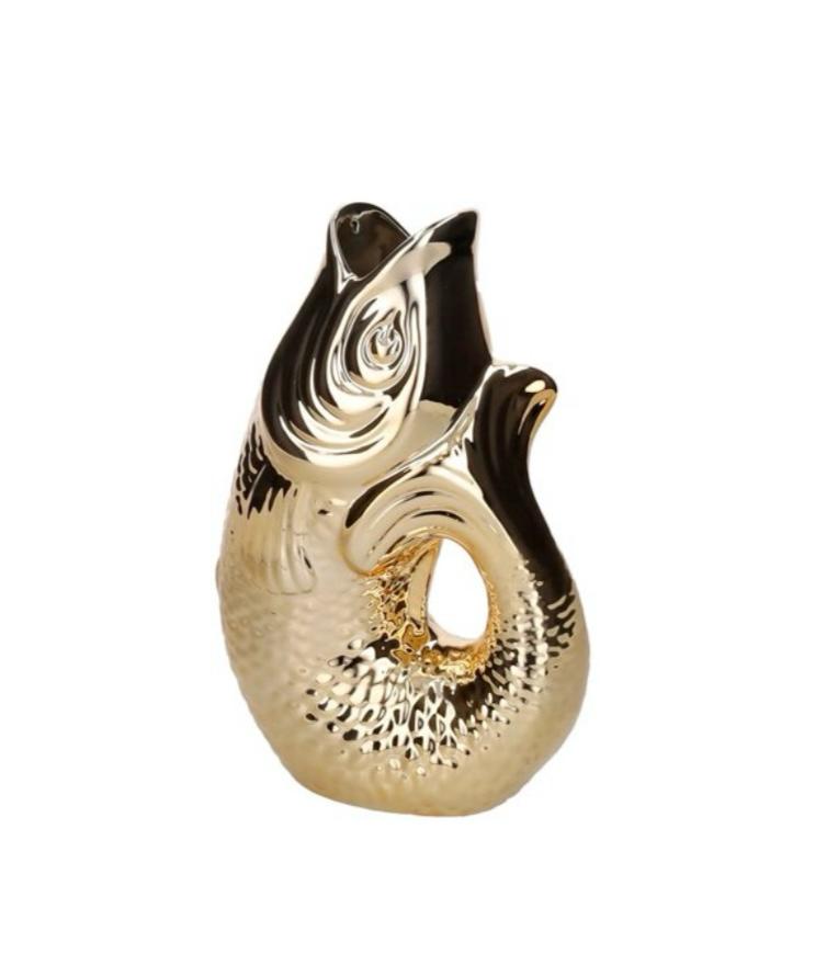 Carafe Glouglou doré