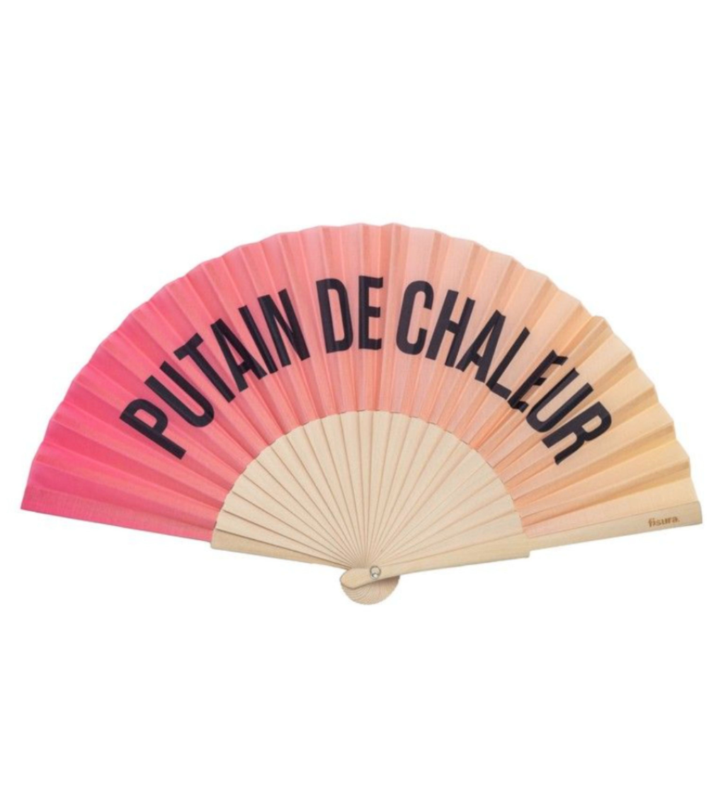 Éventail "P**** de chaleur" dégradé
