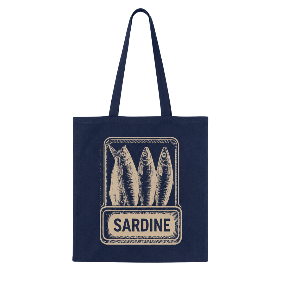 Tote bag sardines